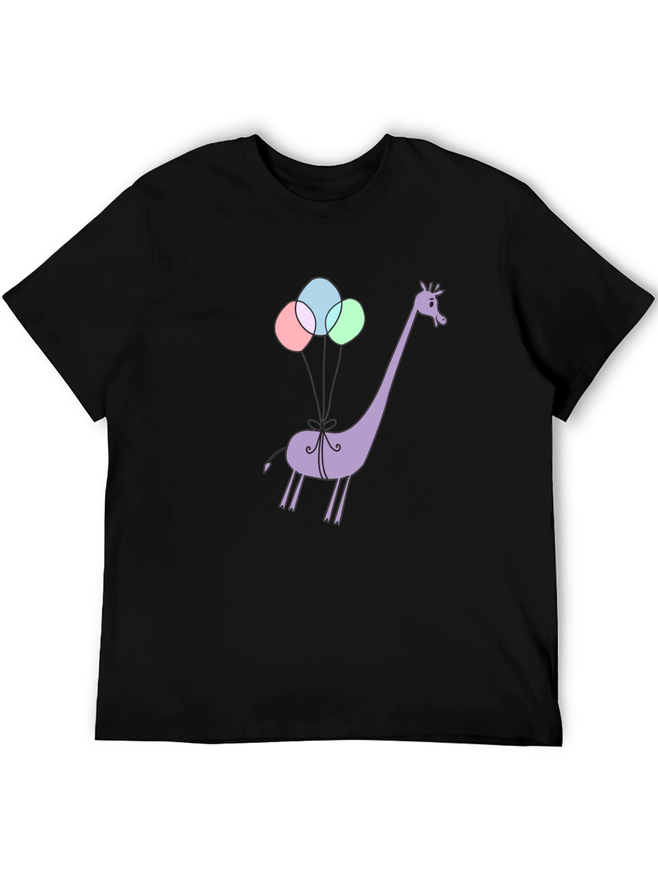 Giraffe Balloons Graphic Tee
