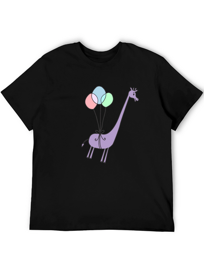 Giraffe Balloons Graphic Tee
