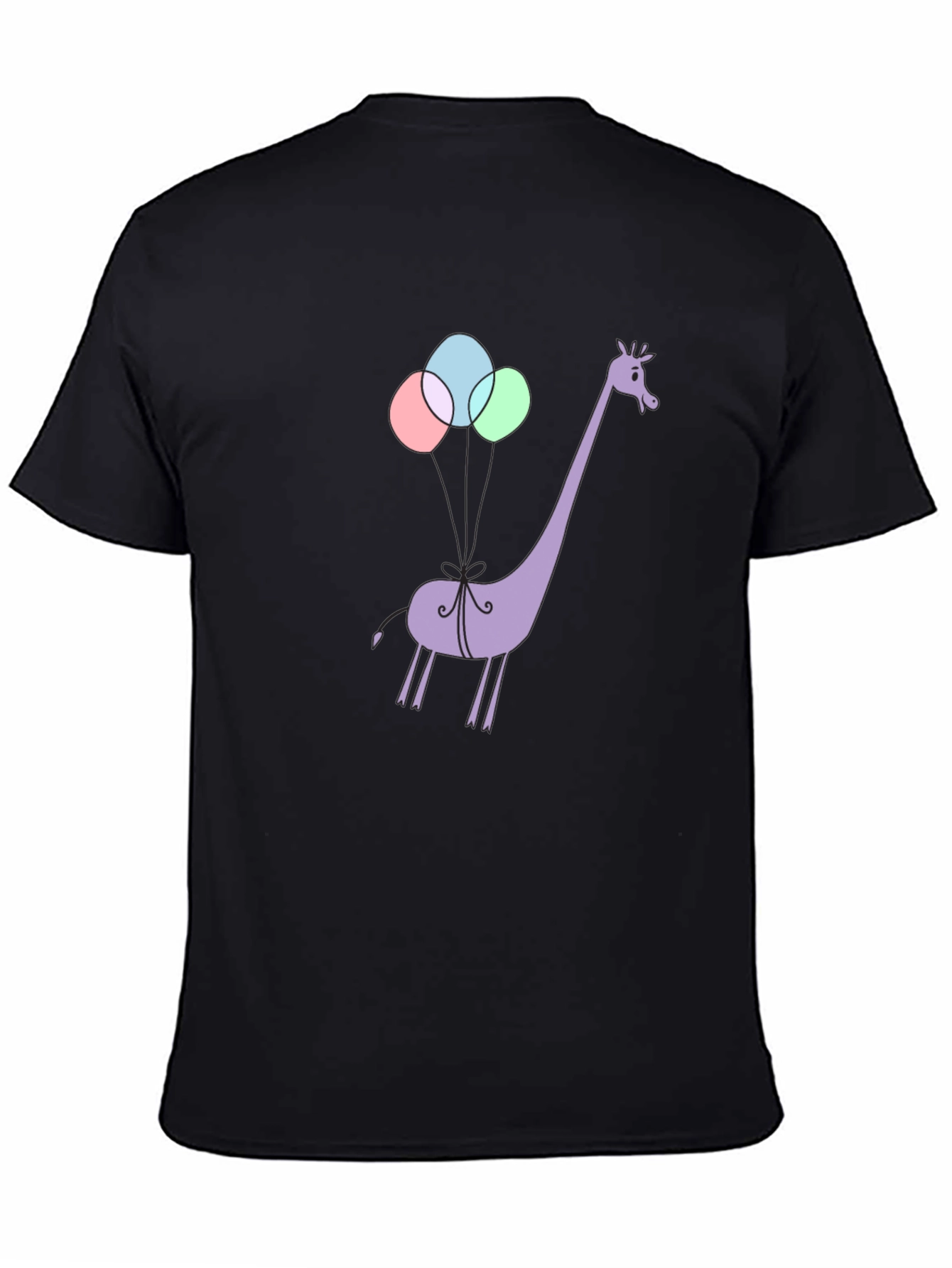 Giraffe Balloons Graphic Tee