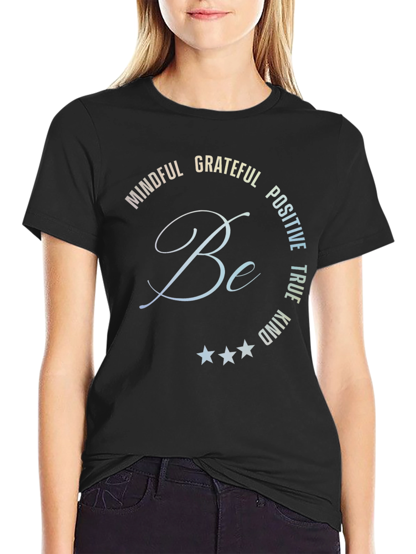 Mindful Grateful Positive T-Shirt