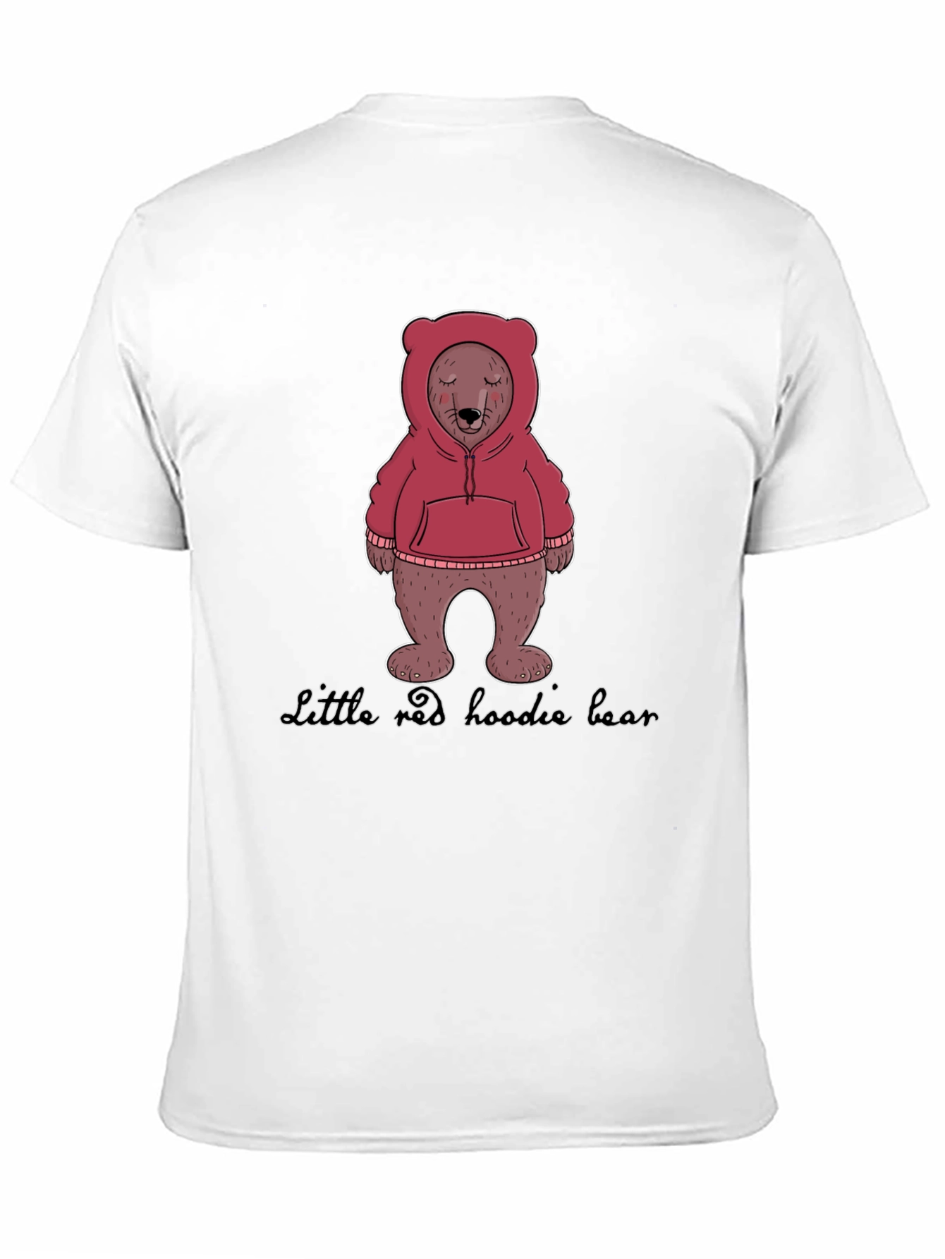 Hoodie Bear Graphic T-Shirt
