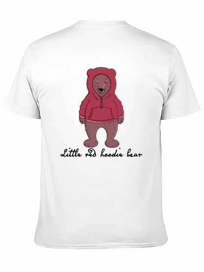 Hoodie Bear Graphic T-Shirt
