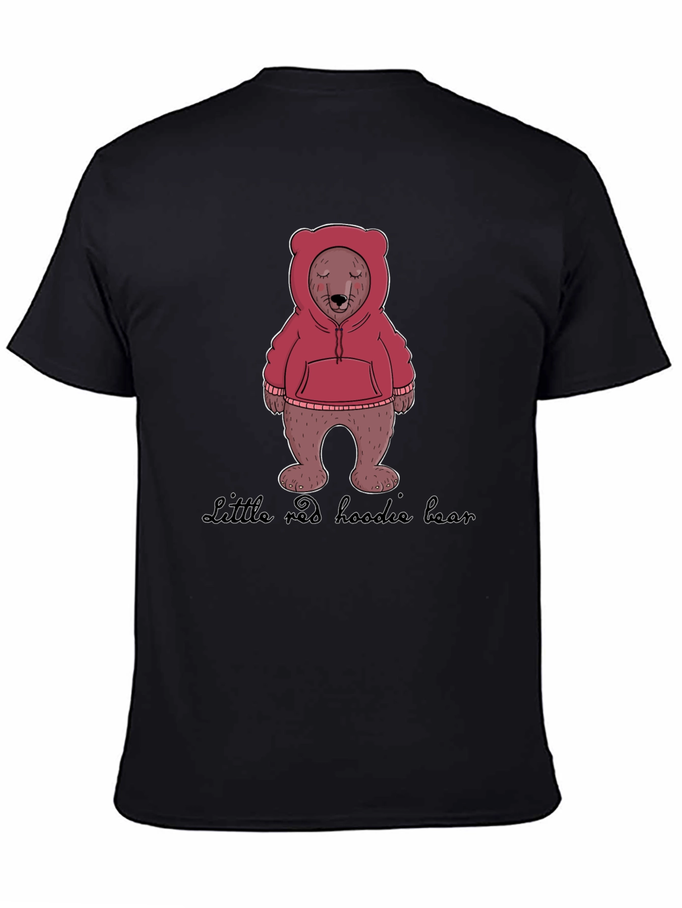 Hoodie Bear Graphic T-Shirt