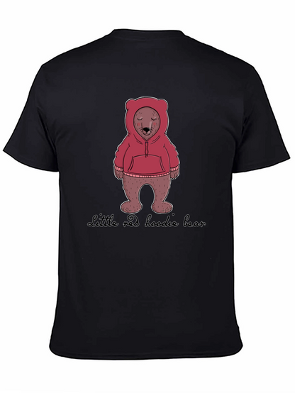 Hoodie Bear Graphic T-Shirt