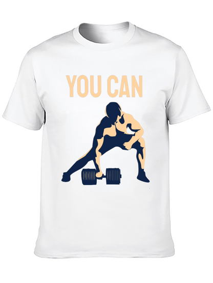 Motivational You Can Gym Workout T-Shirt