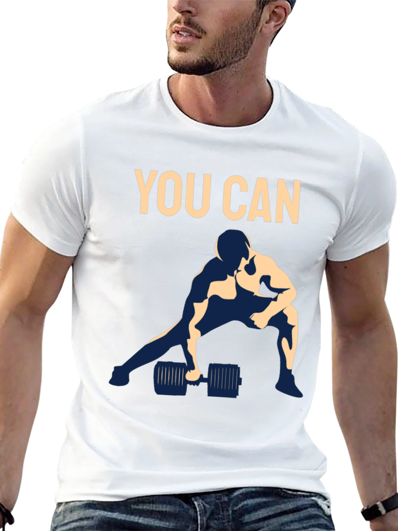 Motivational You Can Gym Workout T-Shirt