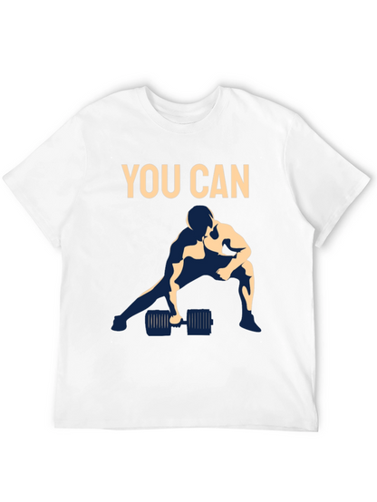 Motivational You Can Gym Workout T-Shirt