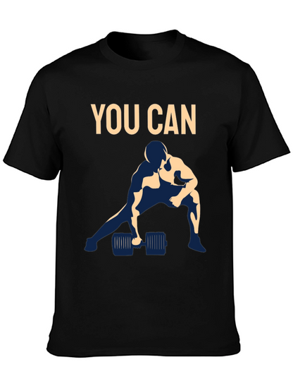 Motivational You Can Gym Workout T-Shirt