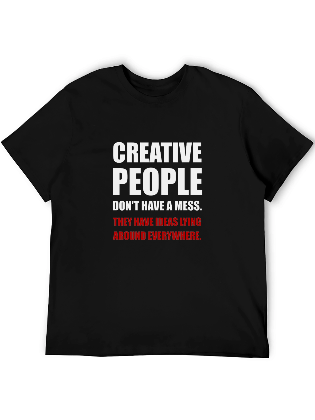 Creative People Graphic Tee - Idea Mess T-Shirt