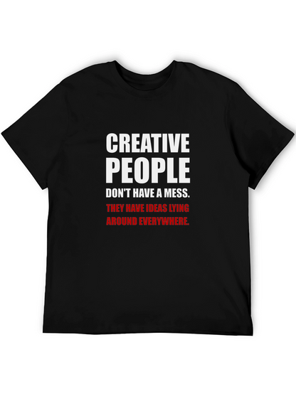 Creative People Graphic Tee - Idea Mess T-Shirt