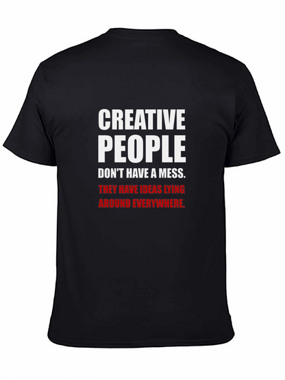 Creative People Graphic Tee - Idea Mess T-Shirt