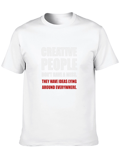 Creative People Graphic Tee - Idea Mess T-Shirt