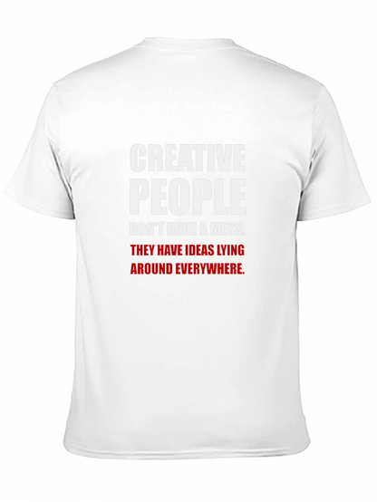 Creative People Graphic Tee - Idea Mess T-Shirt