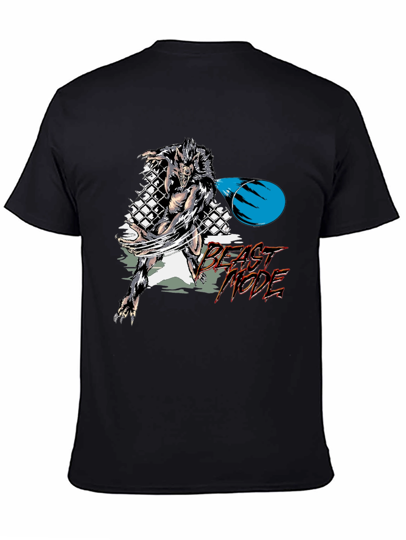 Beast Mode Graphic T-Shirt - Black