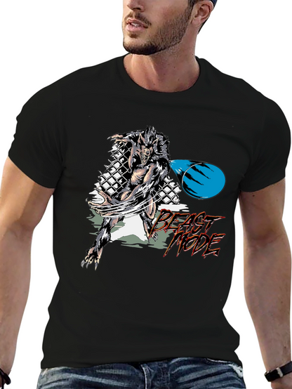 Beast Mode Graphic T-Shirt - Black