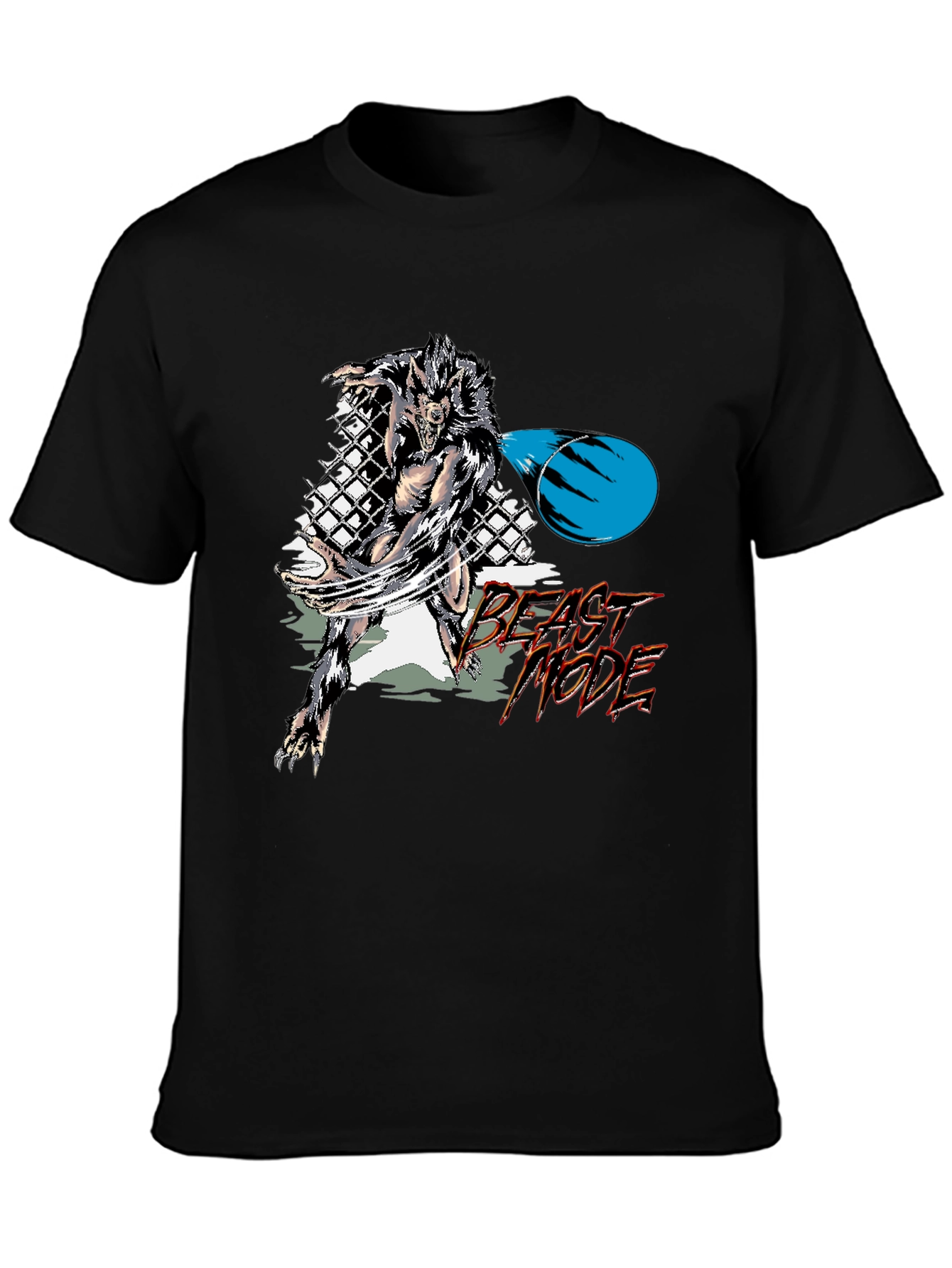 Beast Mode Graphic T-Shirt - Black