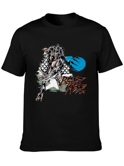 Beast Mode Graphic T-Shirt - Black