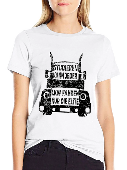 Distressed Trucker T-Shirt