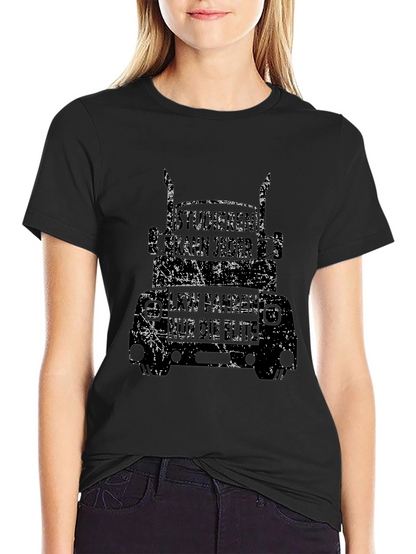 Distressed Trucker T-Shirt