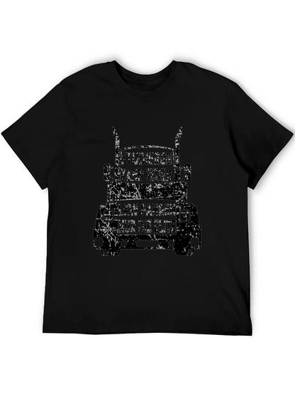 Distressed Trucker T-Shirt