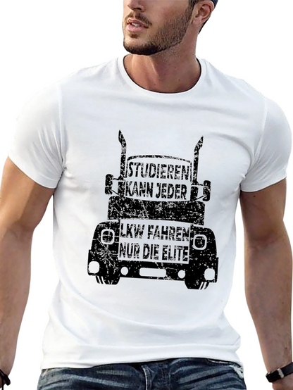 Distressed Trucker T-Shirt