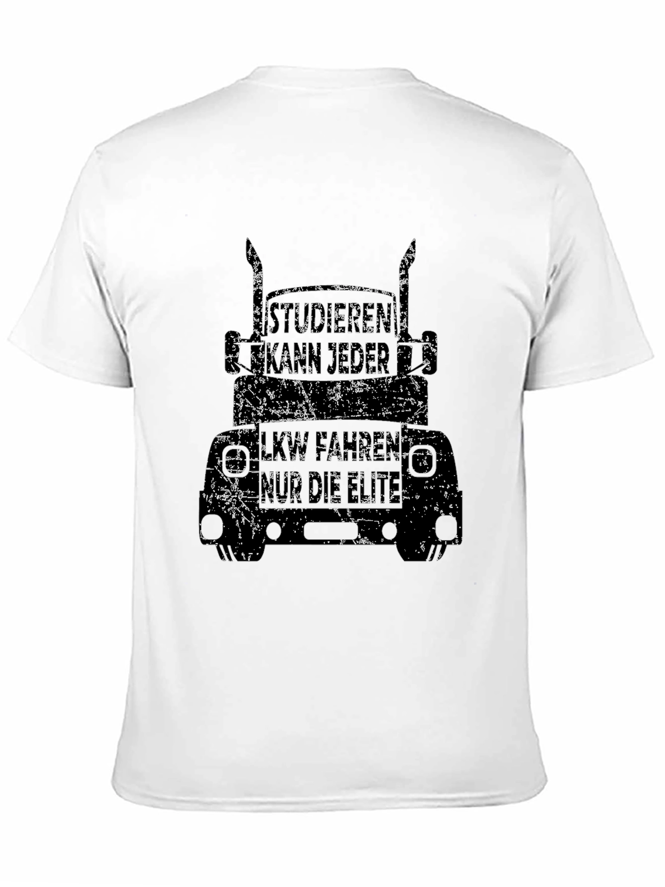 Distressed Trucker T-Shirt