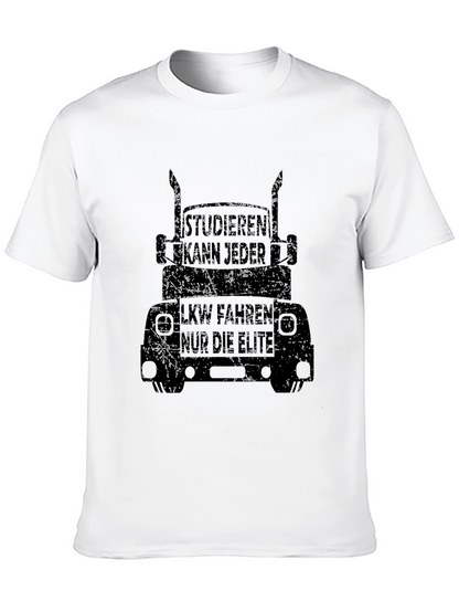 Distressed Trucker T-Shirt