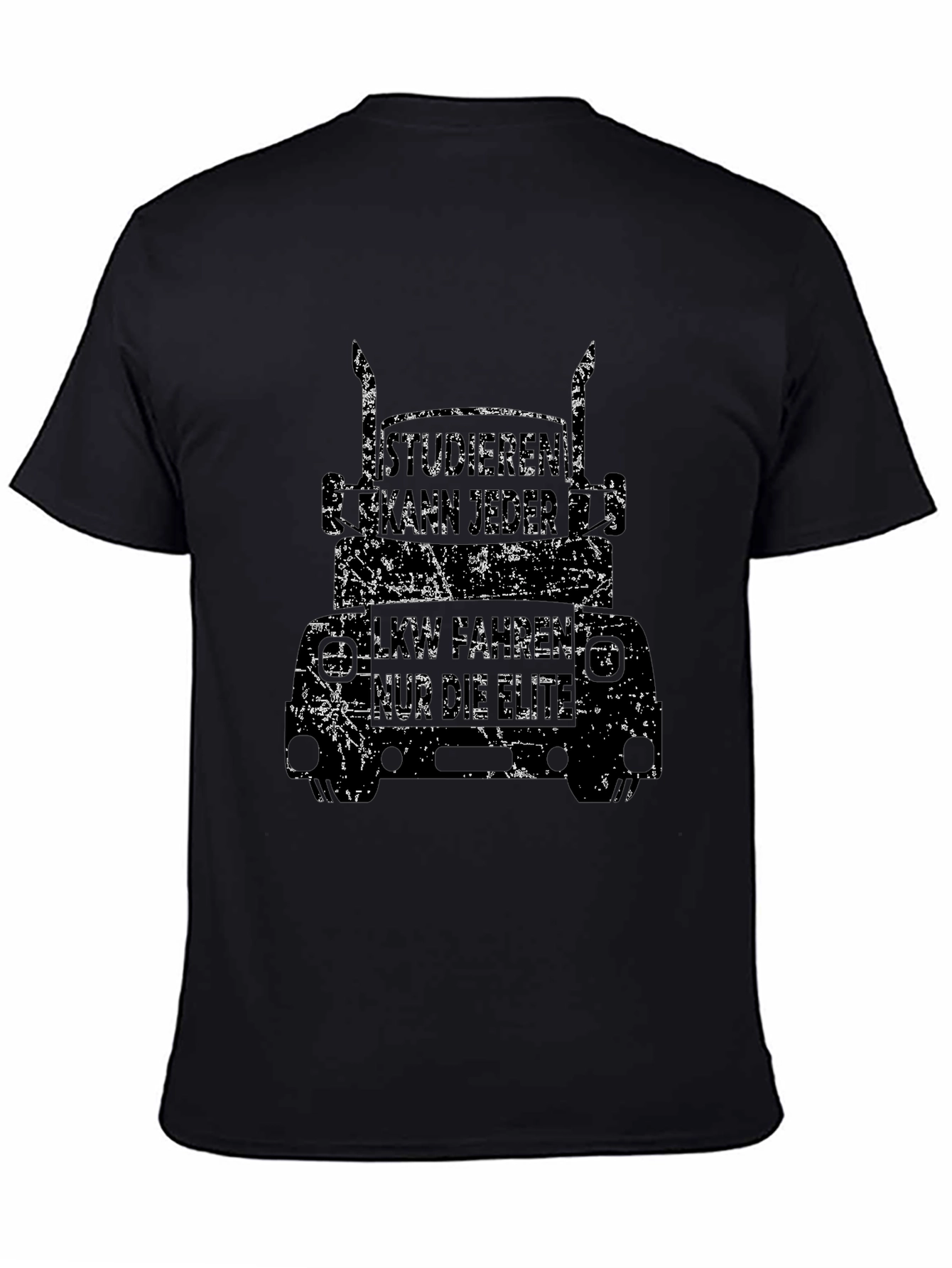 Distressed Trucker T-Shirt