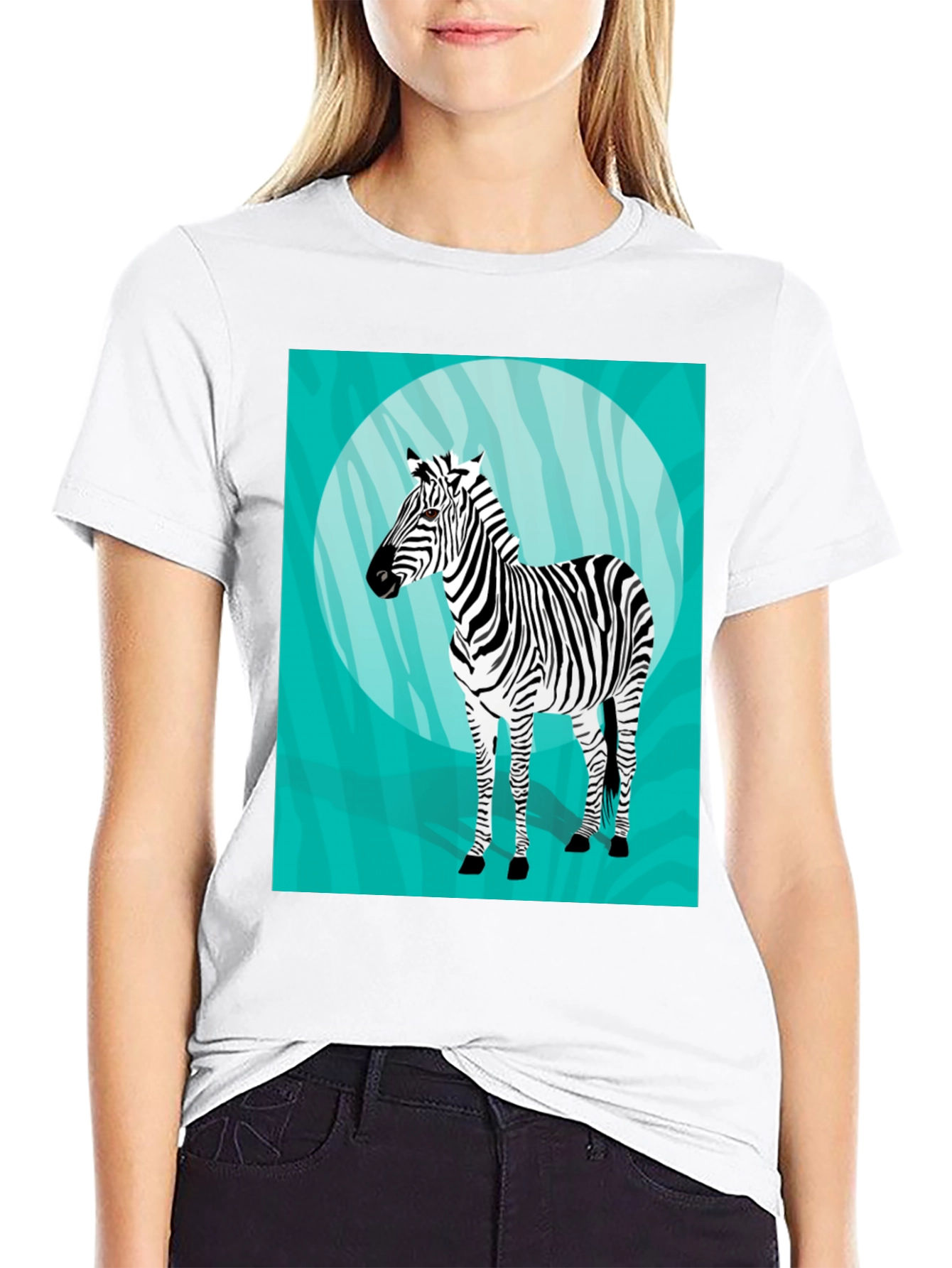 Zebra Graphic T-Shirt - Unique Animal Print Tee
