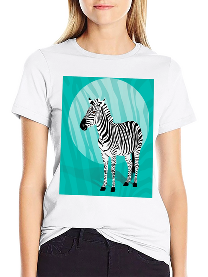 Zebra Graphic T-Shirt - Unique Animal Print Tee
