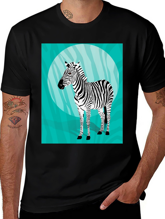 Zebra Graphic T-Shirt - Unique Animal Print Tee