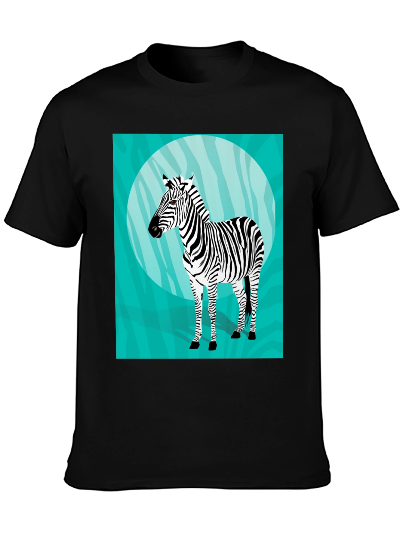 Zebra Graphic T-Shirt - Unique Animal Print Tee