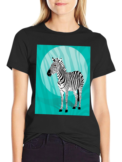 Zebra Graphic T-Shirt - Unique Animal Print Tee