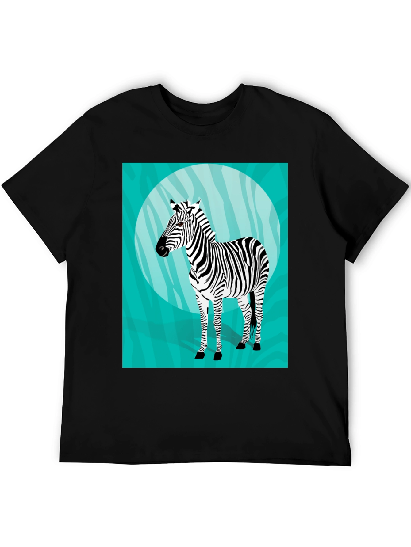 Zebra Graphic T-Shirt - Unique Animal Print Tee