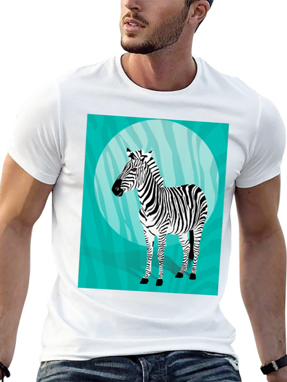 Zebra Graphic T-Shirt - Unique Animal Print Tee
