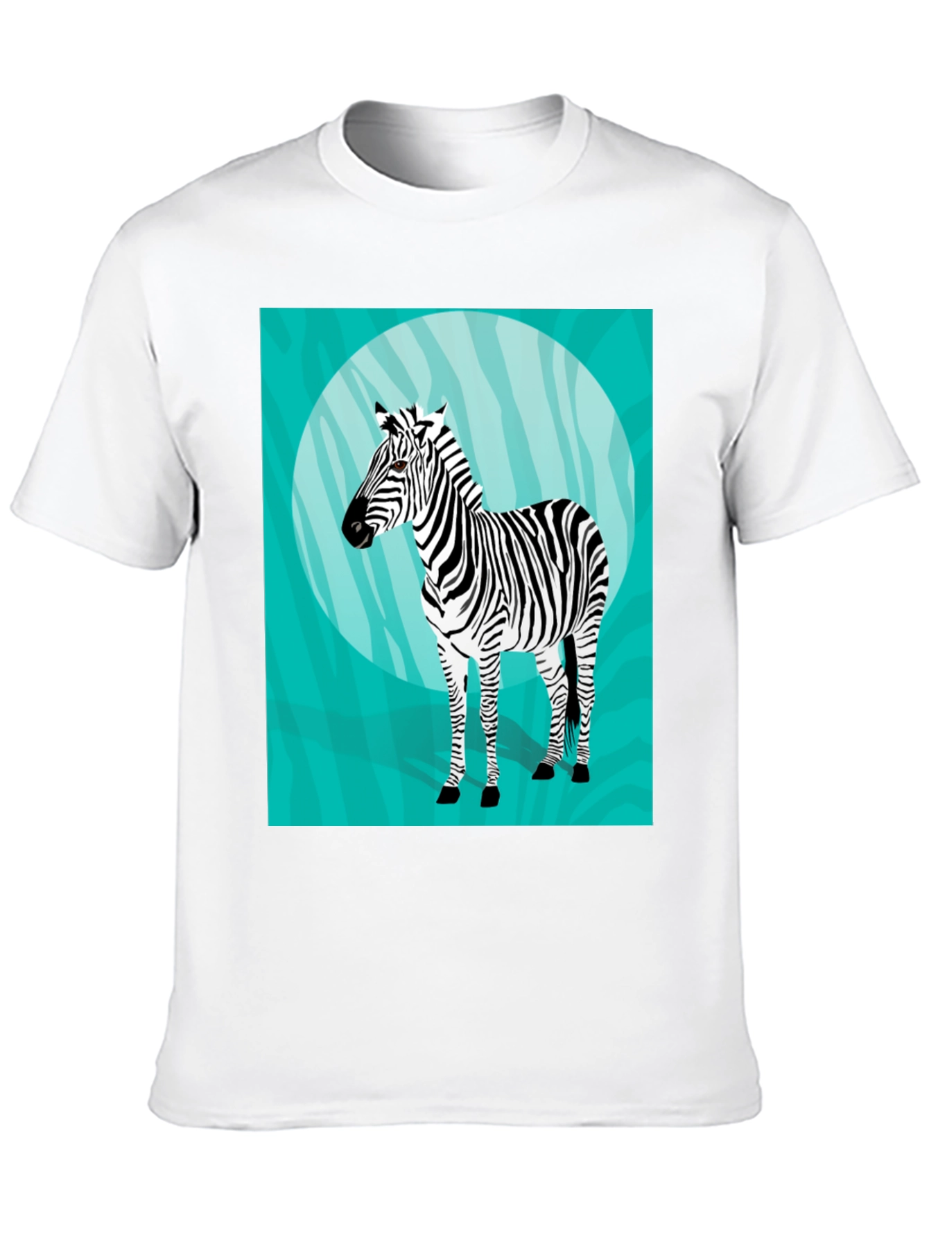Zebra Graphic T-Shirt - Unique Animal Print Tee