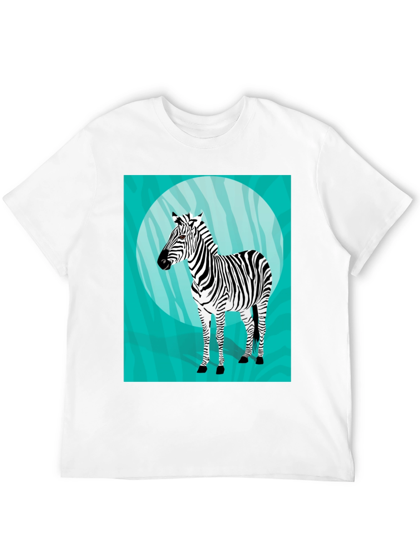 Zebra Graphic T-Shirt - Unique Animal Print Tee