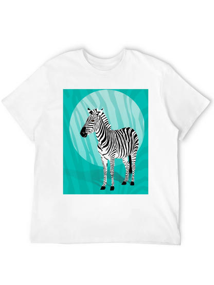 Zebra Graphic T-Shirt - Unique Animal Print Tee