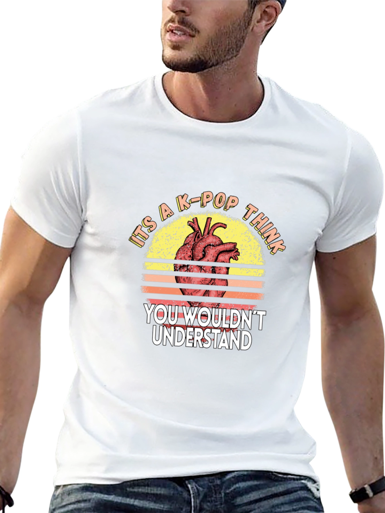 K-Pop Heart Graphic Tee - You Wouldnt Understand
