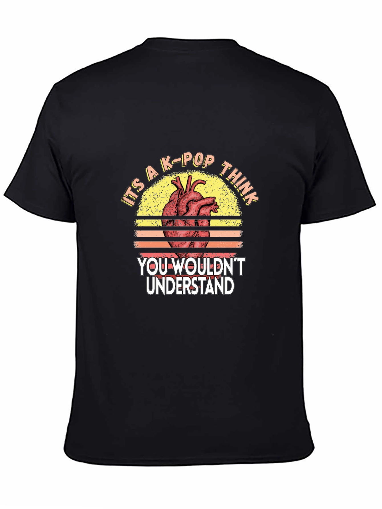 K-Pop Heart Graphic Tee - You Wouldnt Understand