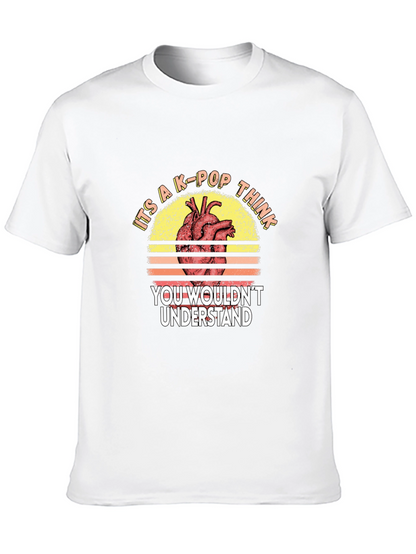 K-Pop Heart Graphic Tee - You Wouldnt Understand