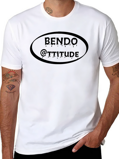 Bendo @ttitude Black Graphic Tee - Stylish Casual Wear