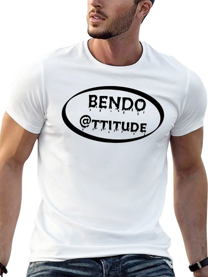 Bendo @ttitude Black Graphic Tee - Stylish Casual Wear