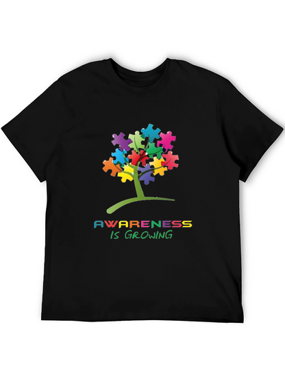 Autism Awareness Puzzle Tree T-Shirt