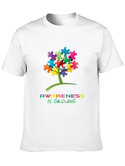Autism Awareness Puzzle Tree T-Shirt