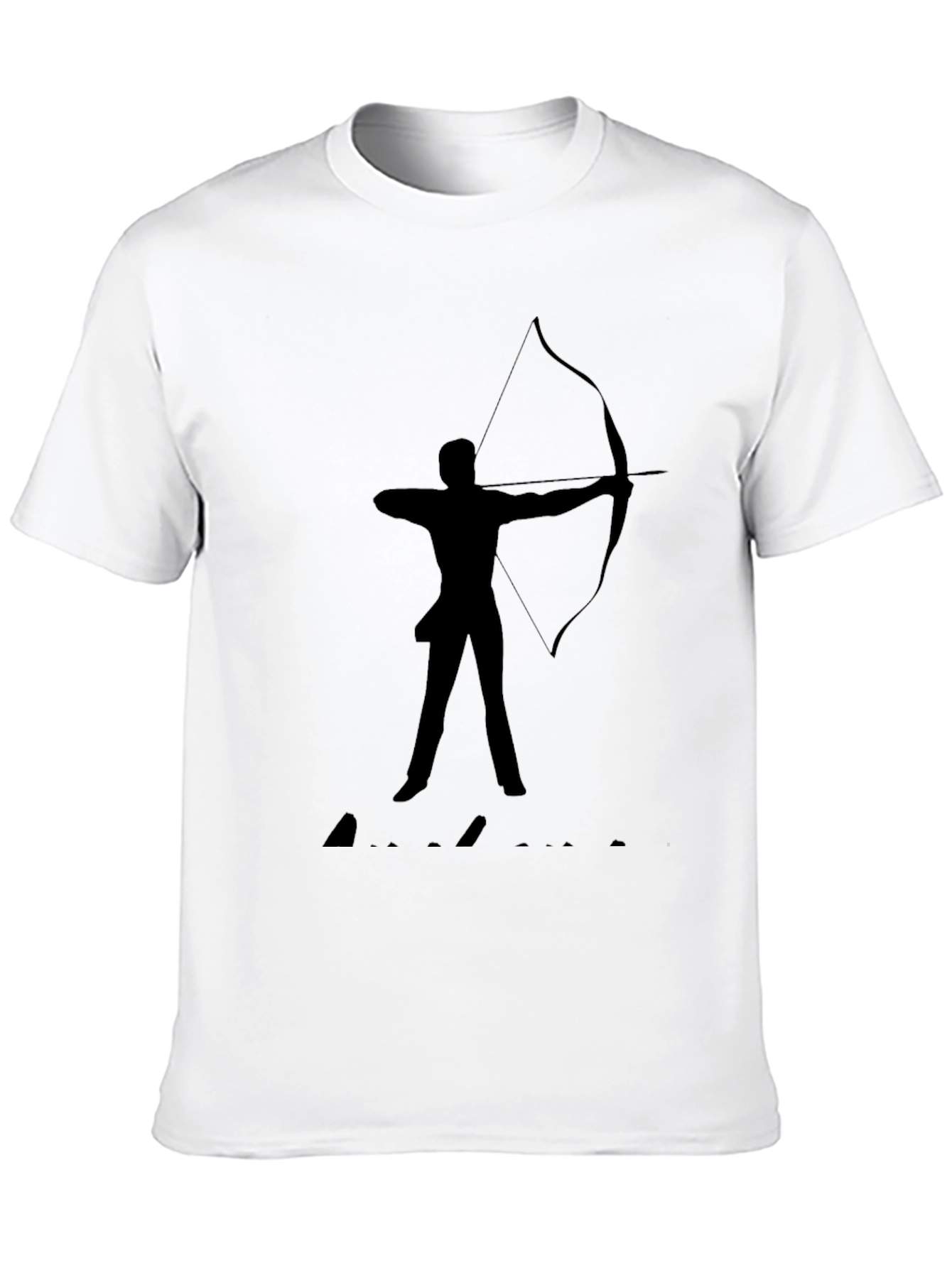 Archery Silhouette Black T-Shirt