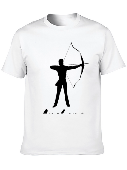 Archery Silhouette Black T-Shirt