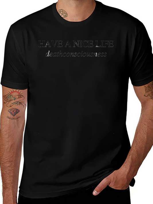 Have a Nice Life Deathconsciousness Black T-Shirt