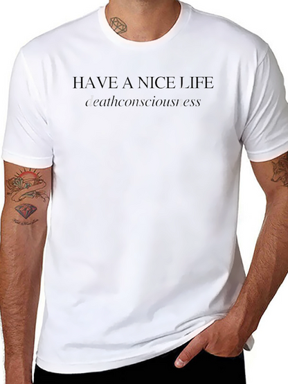 Have a Nice Life Deathconsciousness Black T-Shirt