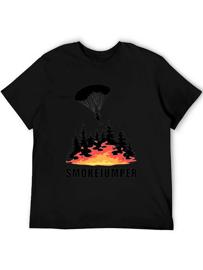 Smokejumper Graphic T-Shirt - Forest Firefighter